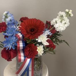 patriotic bouquet