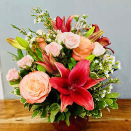 Blushing Blooms
