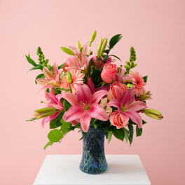 Blushing Lily Embrace for Mom