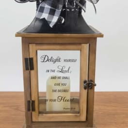 Delight Yourself in the Lord Lighted Lantern