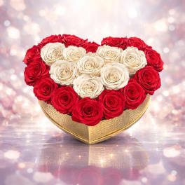 Eternal Heart Preserved Rose Collection
