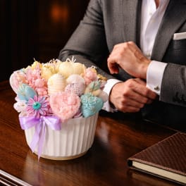 Pastel Dreams Candle Bouquet