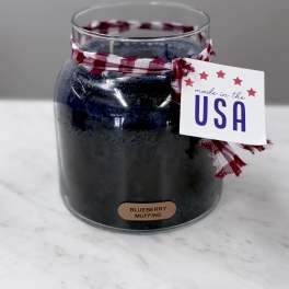 34 oz Jar Candle - Blueberry Muffin