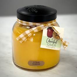 34 oz jar candle - Citrus Sunrise