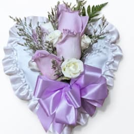 Heart Casket Pillow