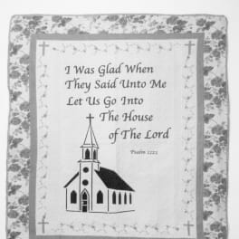 House of the Lord Psalm122:1 Throw