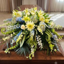 Seaside Memories Casket Spray