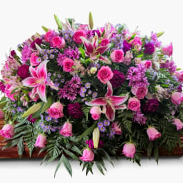 Stargazer Casket Spray