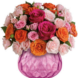 Sweet Fire Bouquet with Roses