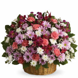 Rainbow Reflections Basket