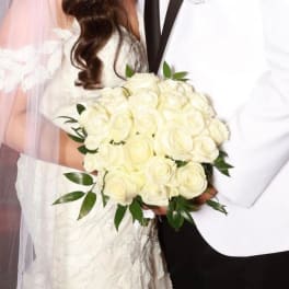 I do, bridal bouquet