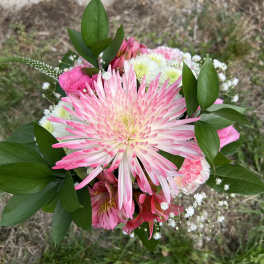 Shades of Pink Handheld Bouquet