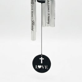 "The Love of Family is Life's Greatest Blessings" Wind Chime