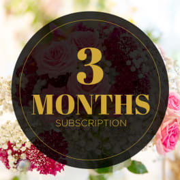 Monthly Flower Subscription - 3 Months