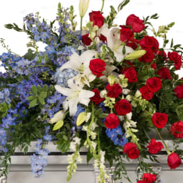 Dearly Patriotic, Casket Spray