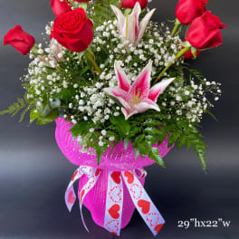 Blooming Roses With Love
