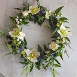 Neutral flower crown