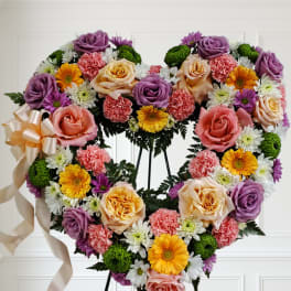 Pastel Open Heart