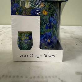 Van Gogh "Irises" gift box with floral artwork