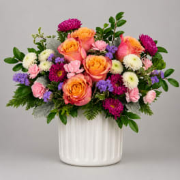 Blooming Iridescent Arrangement