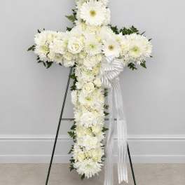 Sympathy Cross Standing Spray