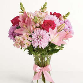 MIX FLOWERS GLASS /1