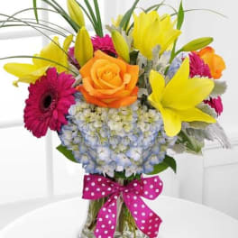 Loving These Lilies Colorful Joy