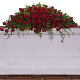 ROYAL ROSE FULL CASKET SPRAY