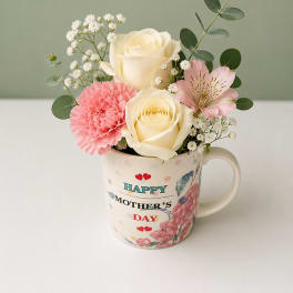 Mother's Day Cup Arrangement