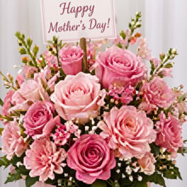 Pink Rose Garden Box