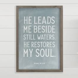 Psalm 23 Scripture Word Art