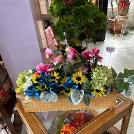 Silk Box by Brooke's Flowers