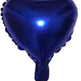 Navy blew Heart balloon