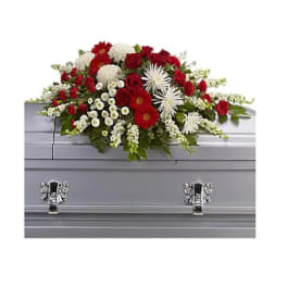 Strength and Wisdom Casket Spray