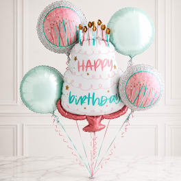 Pastel Birthday Balloon Bouquet™