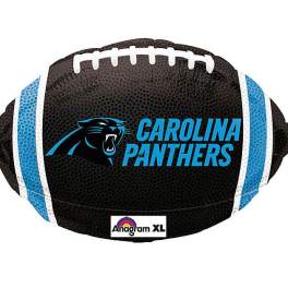 18" Carolina Panthers Football Mylar