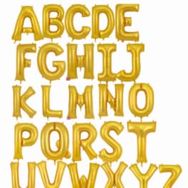 34" Gold Letter Mylar