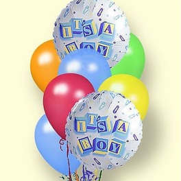 It's A Boy Ballon Bunch