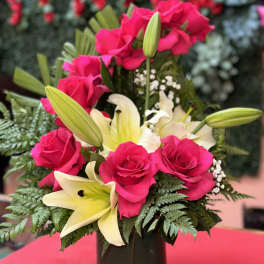 Moon Shape Arrangement