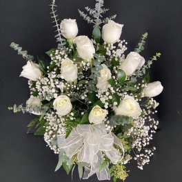 Classic White Roses