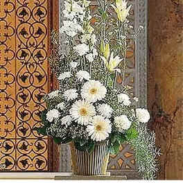 Tall White Arrangement
