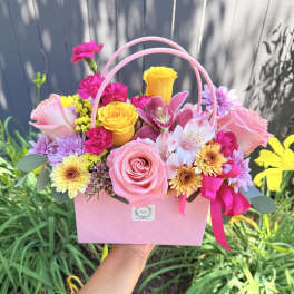 “ Joyful Moments “ Gorgeous Floral Bag