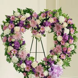 Lavender Open Heart