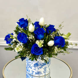 Royal Blue By VLM Flowers