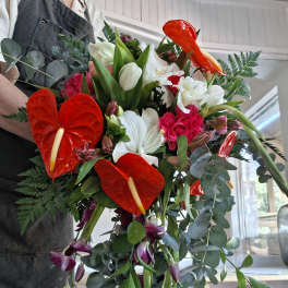 Payton's bridal bouquet