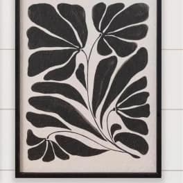 Black and White Botanical Wall Art