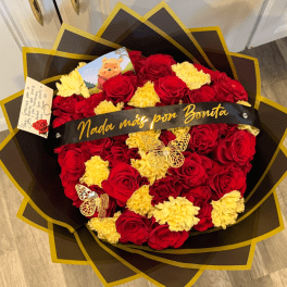 Yellow and Red Bouquet.