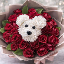 Pure Love Pup Bouquet