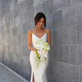 Cascading Orchid & Calla Lily Bridal Bouquet – Luxury Wedding Flowers Los Angeles