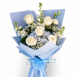 Columbia Blue Elegance Bouquet